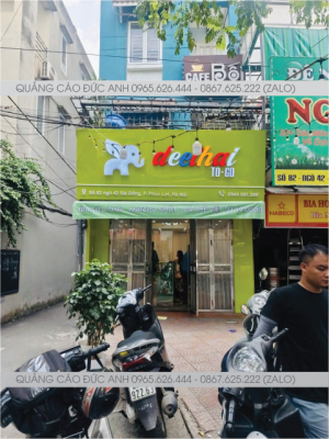 biển hiệu trà sữa